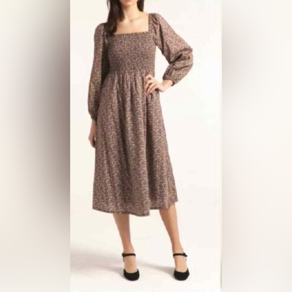 J.Crew X Liberty | Organic Cotton Daydream Smocked Dress Busy Izzy Medium 2022 - Picture 1 of 9